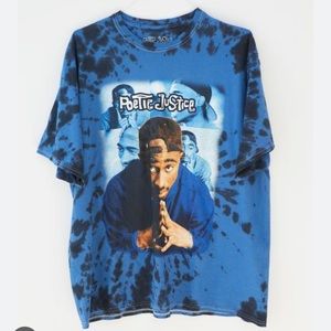 Tupac Poetic Justice Tie-Dye T-Shirt Dress